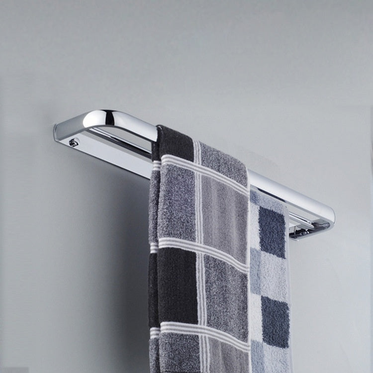 Wall mounted stainless steel towel rack with hooks