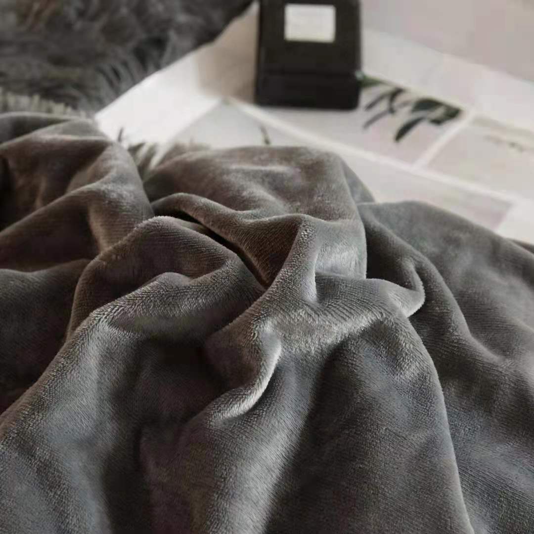 Plush winter quilt cover three-piece and four-piece bedding set